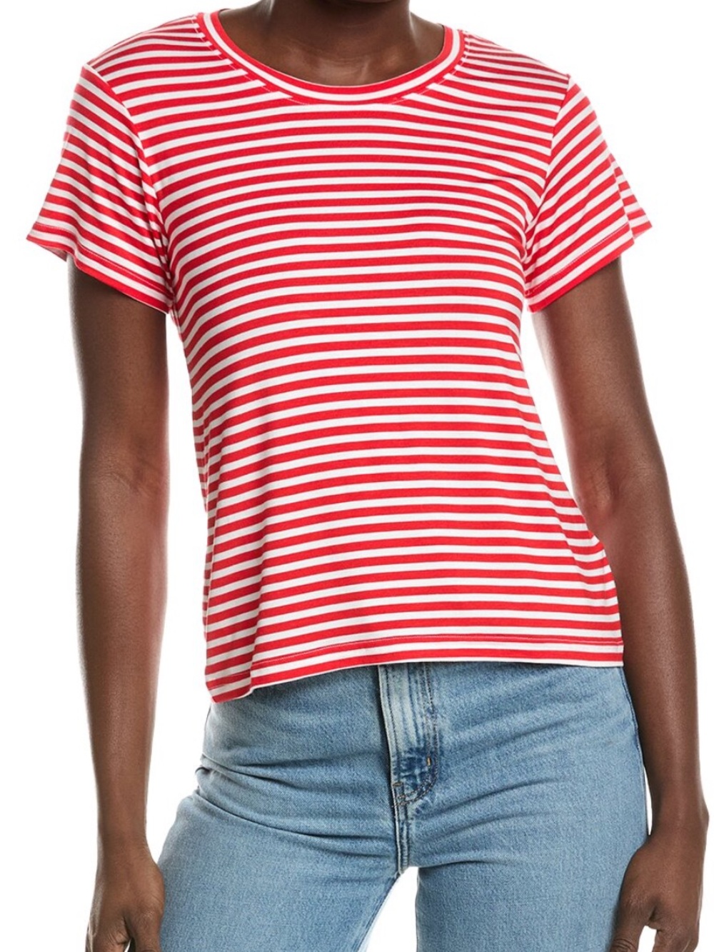 Splendid Red Stripe T Shirt NWT Sz L.
